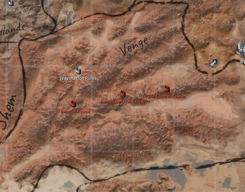 Venge Map Locations